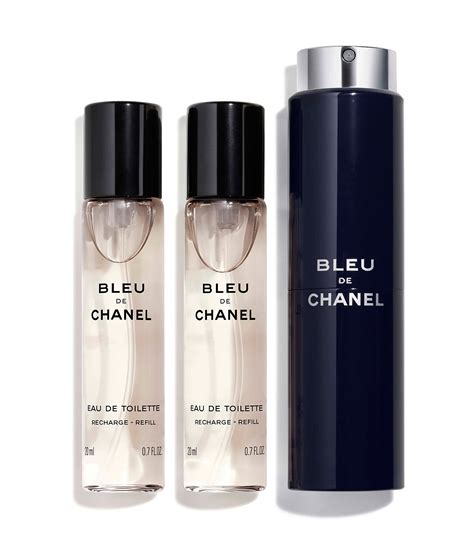 chanel twist and spray eau de toilette|Chanel bleu refillable travel spray.